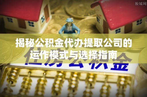 辉县揭秘公积金代办提取公司的运作模式与选择指南