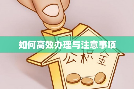 辉县如何高效办理与注意事项