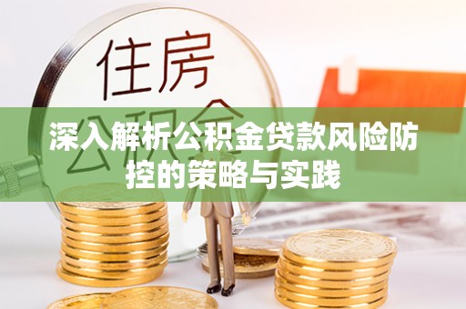 辉县深入解析公积金贷款风险防控的策略与实践