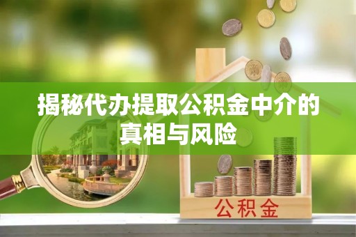 辉县揭秘代办提取公积金中介的真相与风险