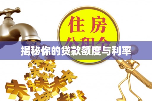 辉县揭秘你的贷款额度与利率
