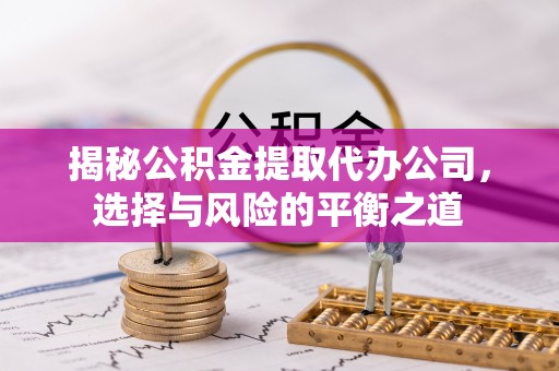 辉县揭秘公积金提取代办公司，选择与风险的平衡之道