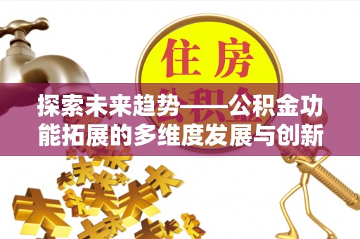 辉县探索未来趋势——公积金功能拓展的多维度发展与创新