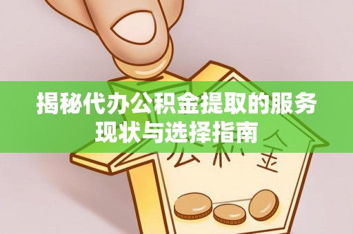 辉县揭秘代办公积金提取的服务现状与选择指南