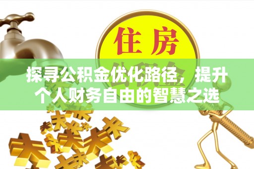 辉县探寻公积金优化路径，提升个人财务自由的智慧之选
