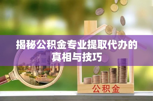 辉县揭秘公积金专业提取代办的真相与技巧